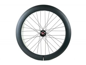 Koło Czarne  przód ostre koło torowe  Santafixie 60 mm