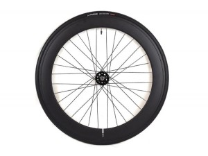 Koło Czarne  przód ostre koło torowe  Santafixie 60 mm + Opony 