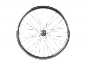 Koło srebrne tył ostre koło torowe Santafixie 30 mm
