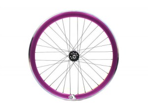Koło tył fioletowe ostre koło torowe Orgin8 30 mm