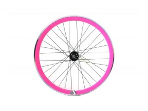 Koło Różowe przód ostre koło torowe Orgin8 42 mm