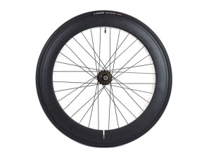 Koło Czarny tył ostre koło torowe  Santafixie 60 mm plus opona wolnobieg zębatka