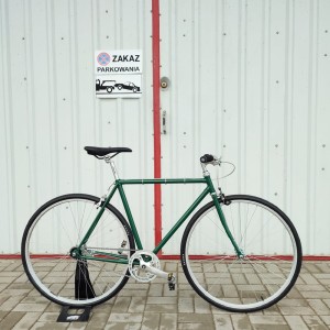 BALUMA Rower miejski Single speed Torpedo Butelkowa Zieleń Rozmiar 50