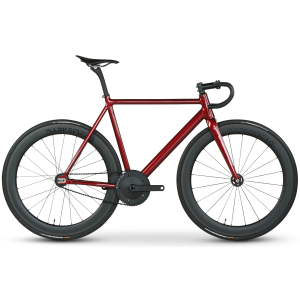 Rower Ostre koło torowy DARKSIDE MANNHEIM TRACK  DB CF czerwony  piekielna czerwień połysk 