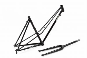 Rama miejska damska dwururka retro vintage stalowa hi-ten Csepel Torpedo 3 Lady Czarna