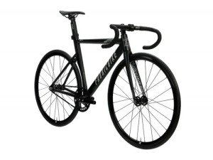 Rower ostre koło / single speed torowy FabricBike Aero Czarno Grafitowy Mat