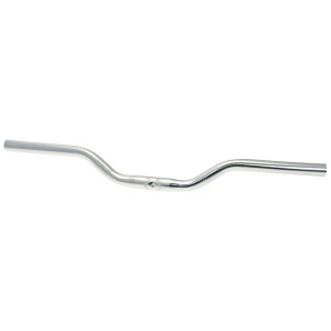 Kierownica ostre koło riser srebrna 25,4