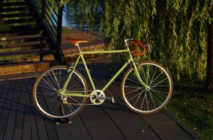 rama retro rower stalowa surowa szosowy szosa