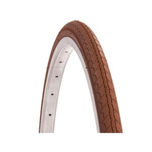 Opona szosowa 35c 700 brązowa retro szosa cali