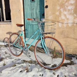 Baluma Rower Miejski Rerto  Miodowy Turkus Damski