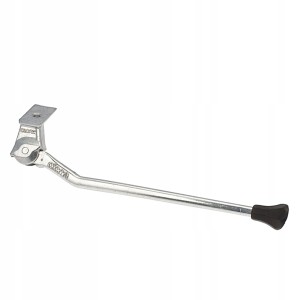 Stopka rowerowa aluminiowa srebrna 305 mm retro