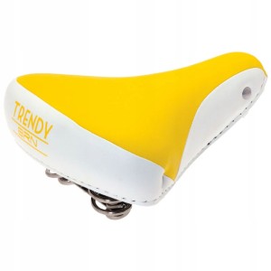 Siodełko retro szosówka szosa rowerowe Żółte