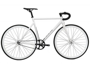 Rower SANTAFIXIE RAVAL Biały 30mm  Single Speed ostre koło KIEROWNICA BARANEK