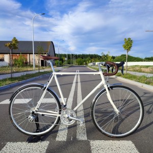 Baluma Rower Retro 16 SPD Kremowy Claris klamkomanetki