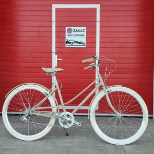 Baluma rower dwururka Kremowe Marzenie miejski retro