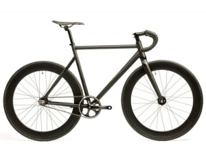 Rower SANTAFIXIE RAVAL Czarny MAT 60 mm  Single Speed ostre koło  KIEROWNICA BARANEK