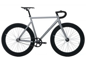 Rower SANTAFIXIE RAVAL SZARY MAT 60 mm Single Speed ostre koło  KIEROWNICA BARANEK 