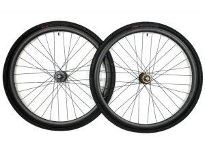 Zestaw kół torowych ostre koło czarnych OPONY PRZEŁAJOWE  Santafixie 30 mm 