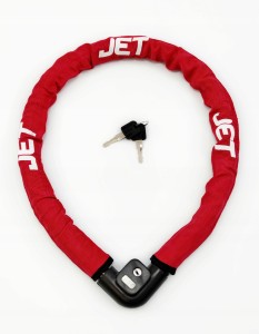 Zapięcie Łańcuch rowerowe czerwona blokada TY-217