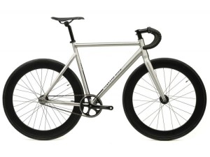 Rower SANTAFIXIE RAVAL Surowy  60 mm Single Speed ostre koło KIEROWNICA BARANEK